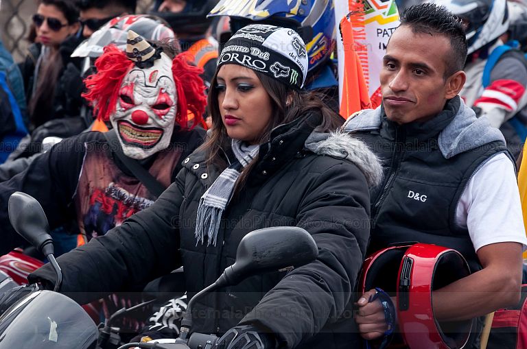 Participante en la Caravana del Zorro