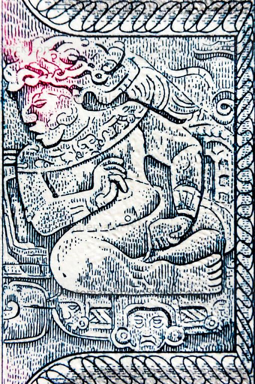 Detalle del billete de veinte
