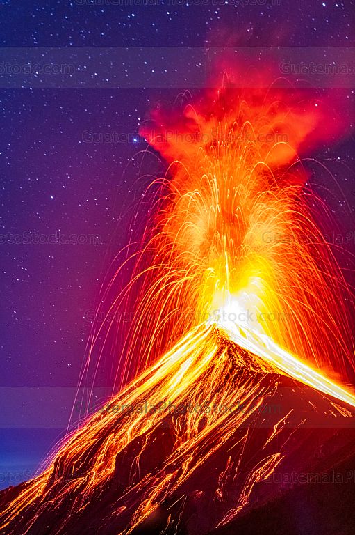 Erupción Volcán de Fuego