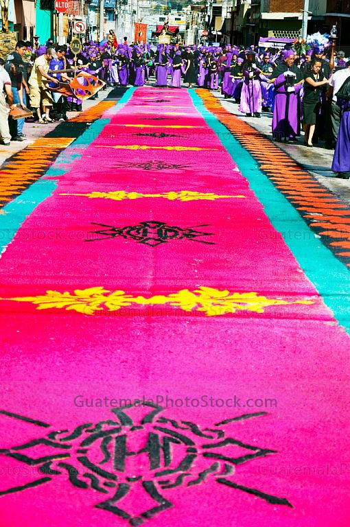 Alfombra de aserrín