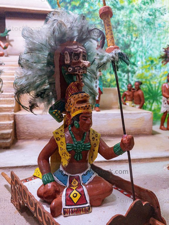Escena de la cultura maya