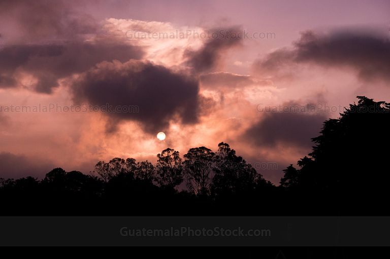Atardecer sobre la Ciudad de Guatemala