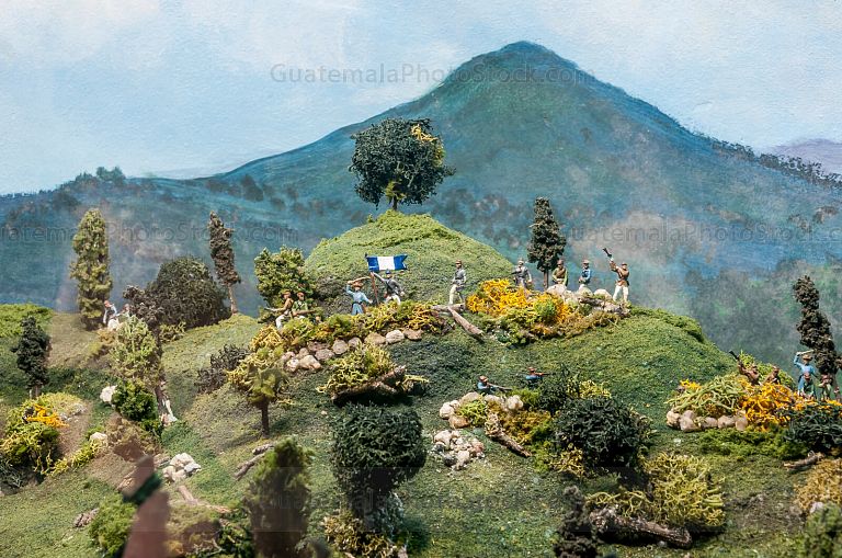Maqueta de la guerra