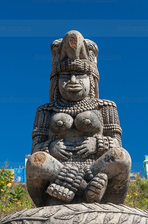 Figura maya en Chichicastenango