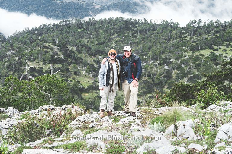 Turistas en la Torre, Cumbre de los Cuchumatanes