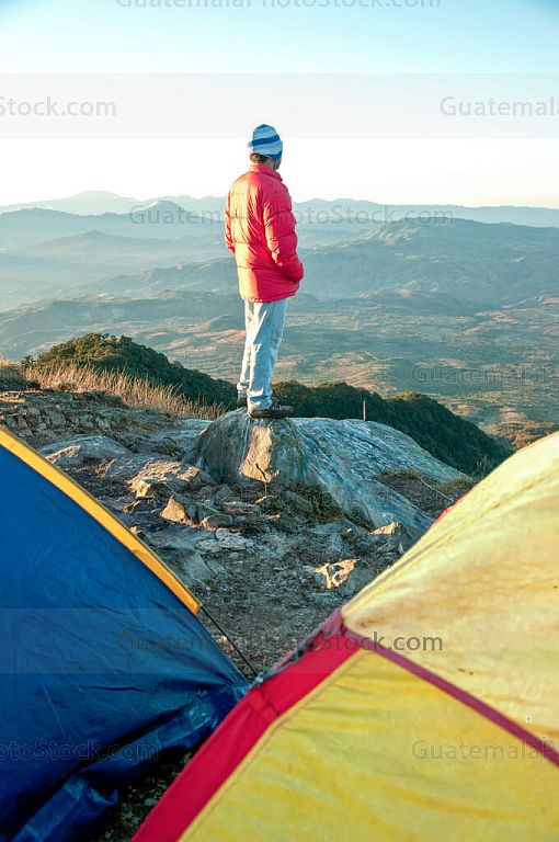 Camping en el Volcán Suchitán