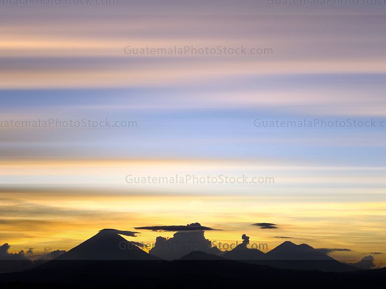 Atardecer sobre la Ciudad de Guatemala
