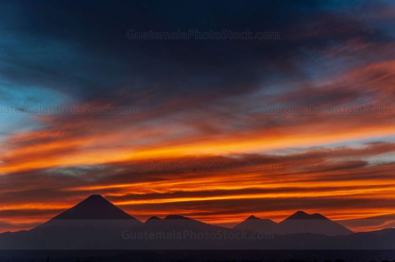 Atardecer desde la Ciudad de Guatemala