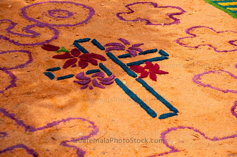 Detalle de la alfombra del Paseo de la Sexta Avenida