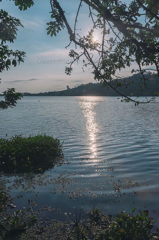 Atardecer sobre la Laguna del Comendador