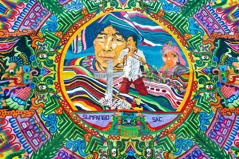 Detalle de Barriletes gigantes de Sumpango