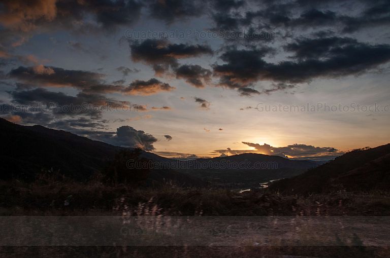Atardecer en Sacapulas, Quiché