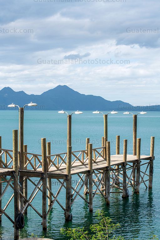 Muelle principal de panajachel, Lago de Atitlán, Sololá