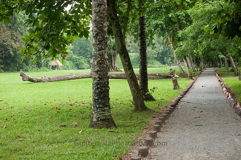 Sendero principal de Quirigua