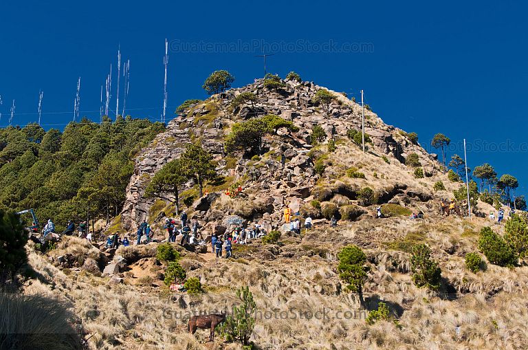 Ultimo tramo del ascenso al Volcán de Agua