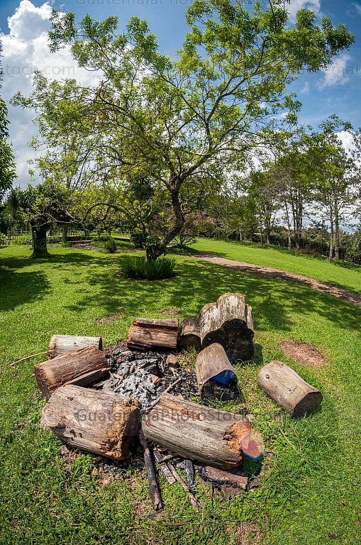 Area de acampar y fogata