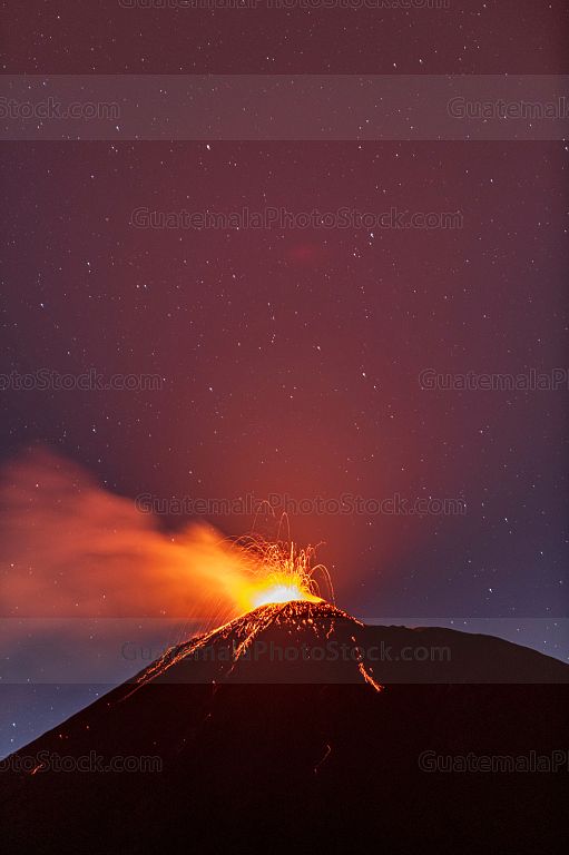 Erupión Volcan de Pacaya