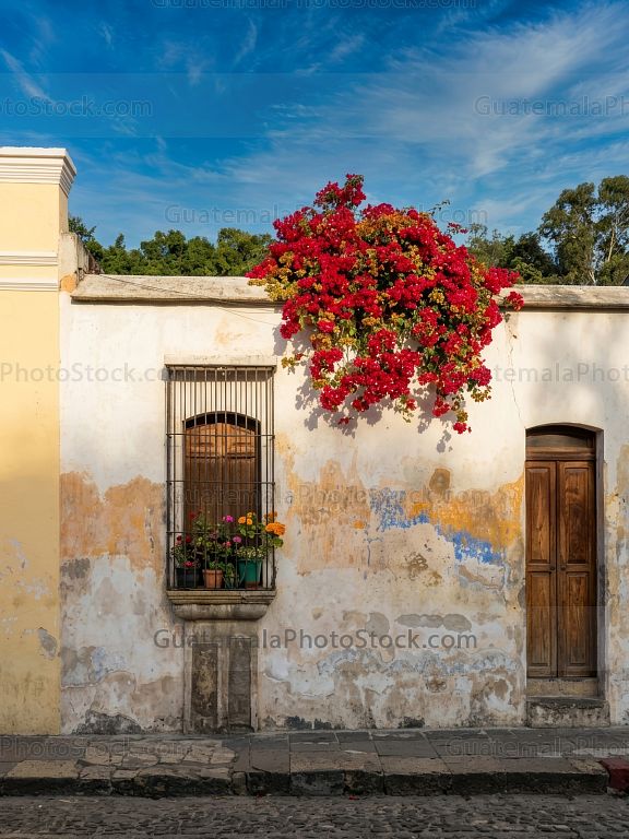 Fachada en la Antigua Guatemala