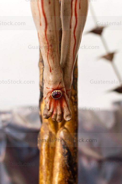 Detalle de crucifijo
