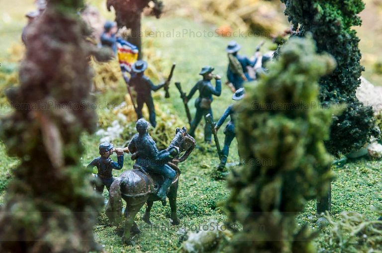 Maqueta de la guerra