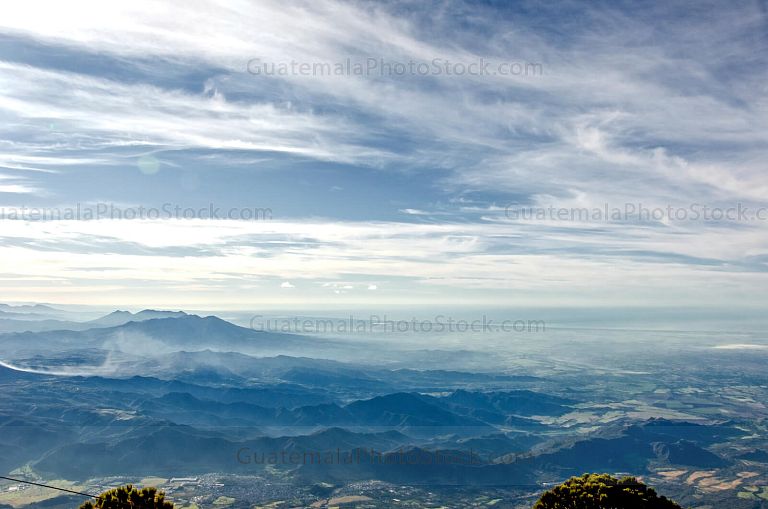 Costa Sur desde el Volcán de Agua