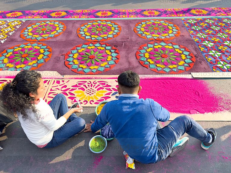 Alfombras de Semana Santa