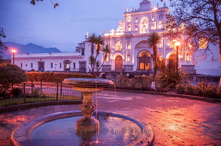 Parque central de la Antigua Guatemala