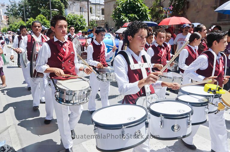 Tambores en el Desfile del 15 de septiembre