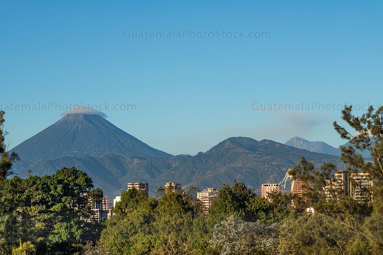 Paisaje desde la ciudad de Guatemala
