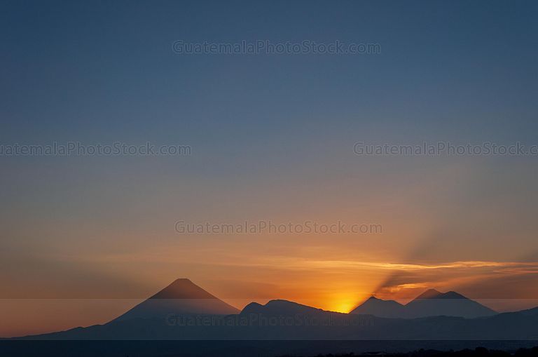 Atardecer desde la Ciudad de Guatemala