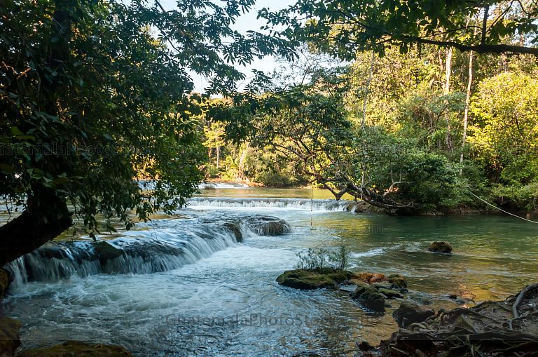 Río Chiyú, Balneario Las Conchas
