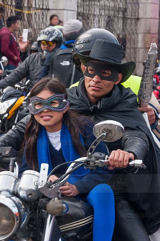 Participante en la Caravana del Zorro