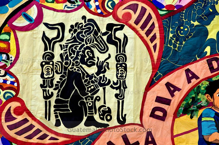 Detalle de Barriletes gigantes de Sumpango