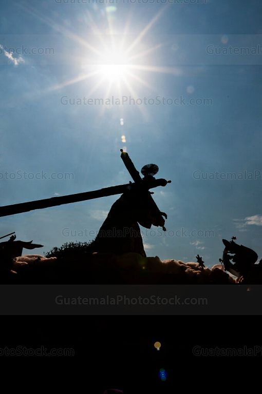 Silueta de Jesús Nazareno de Santa Ana