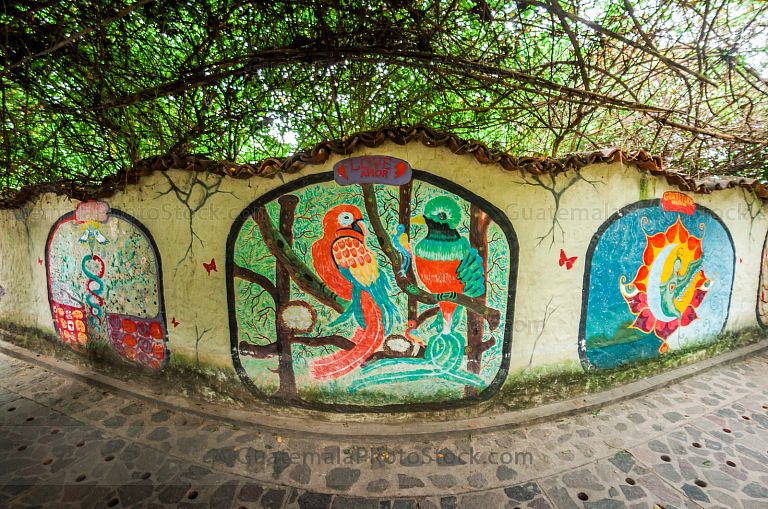 Mural en San Marcos La Laguna