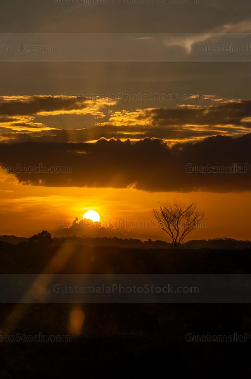 Atardecer en la Franja Transversal del Norte