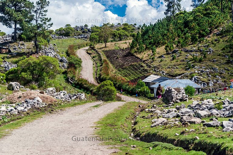 Caserio en la Cumbre de los Cuchumatanes