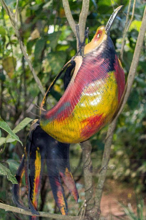Aves hechas con reciclaje de llantas
