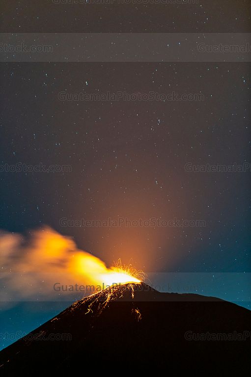 Erupción Volcan de Pacaya
