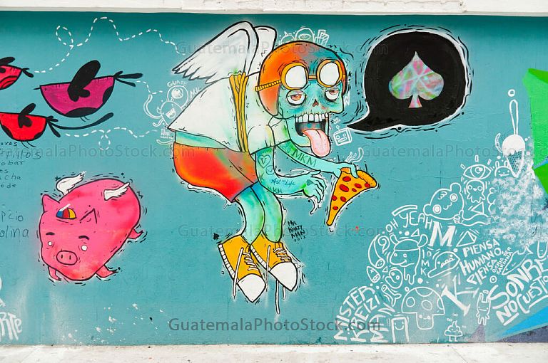 Graffiti en la Zona 1
