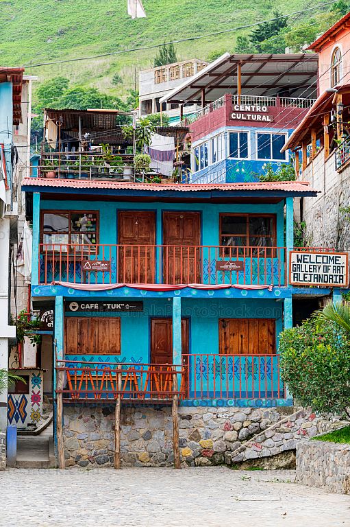 Casas coloridas de Santa Catarina Palopó