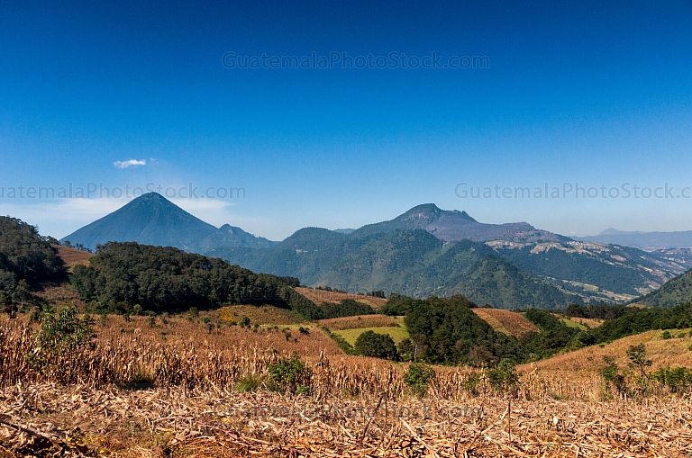 Volcán Santa María y Volcán Cerro Quemado