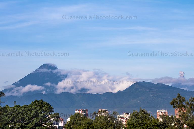 Volcanes visibles desde la ciudad de Guatemala