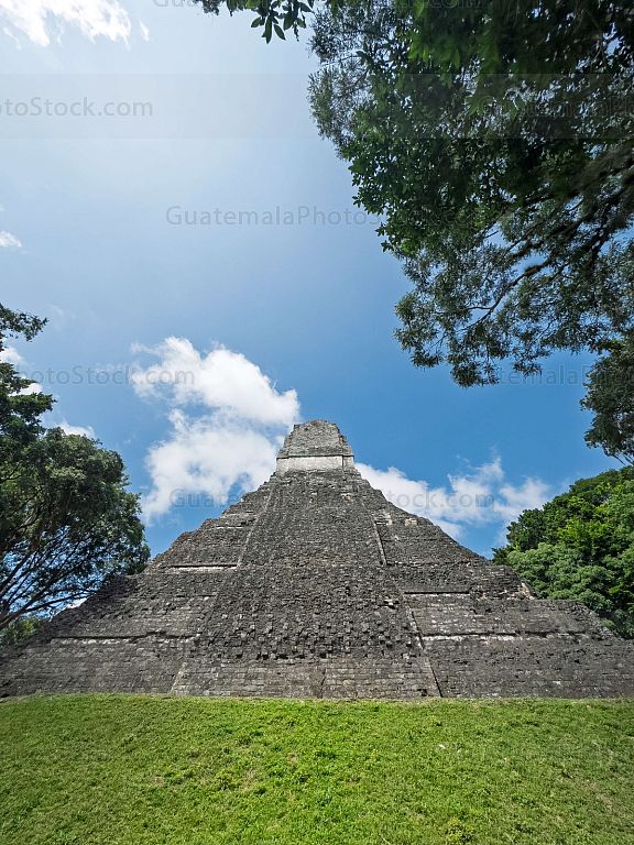 Parte trasera del Templo I, Gran Jaguar