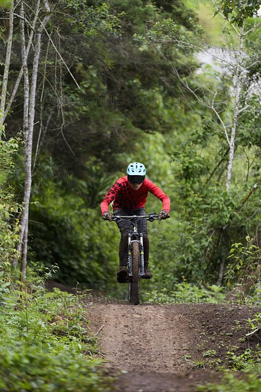 Carrera de bicicleta de montaña