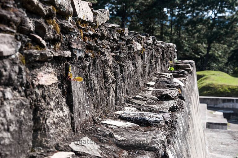 Detalle de construcción en Zaculeu