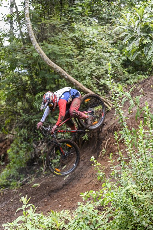 Carrera de bicicleta de montaña