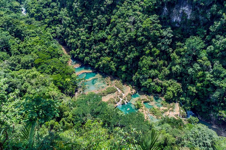 Semuc Champey desde el mirador
