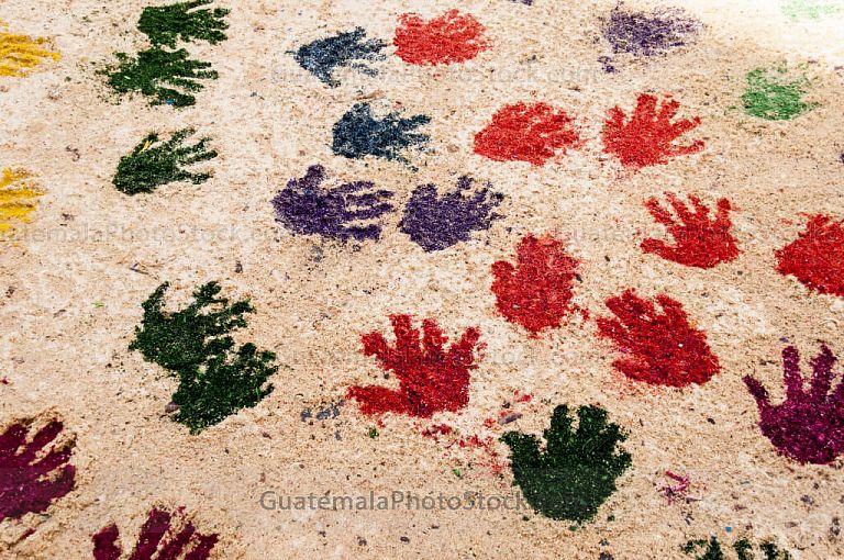 Alfombra de aserrín