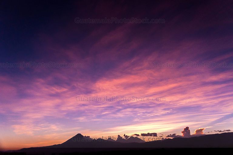 Atardecer sobre la Ciudad de Guatemala
